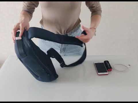 Мужская нагрудная сумка BANGE с USB