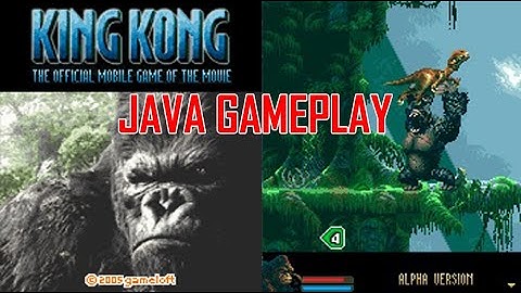 Official King Kong Java Gameplay Movie Games