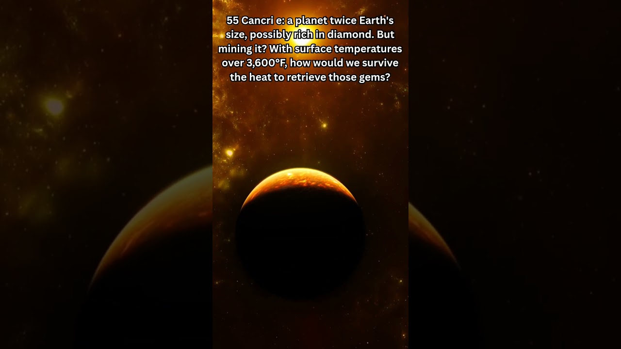 55 Cancri e: Mining Diamonds on an Alien World