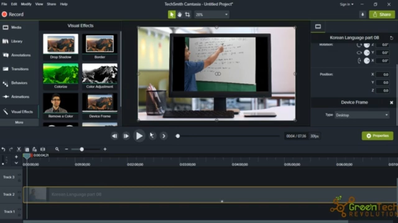 visual effect and voice narration with camtasia studio || part 15 - YouTube