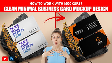 How To Work With Clean Minimal Business Card Mockup