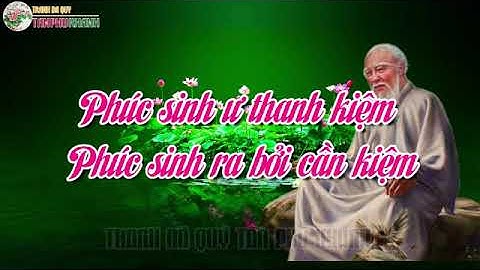 Lão Tử giảng   4 Câu nói này sẽ cho bạn thấy được chân lý của cuộc đời