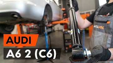 Hoe een schokdemper achteraan vervangen op een AUDI A6 2 (C6) [AUTODOC-TUTORIAL]