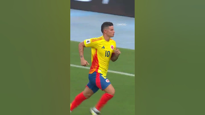 JAMES RODRÍGUEZ Y SU SELLO EN LAS #ELIMINATORIASSUDAMERICANAS 🤩🇨🇴#CREEENGRANDE