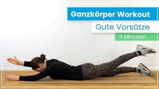 Gute Vorsätze Workout – Deine 11 Minuten Ganzkörper Routine für starke Muskeln