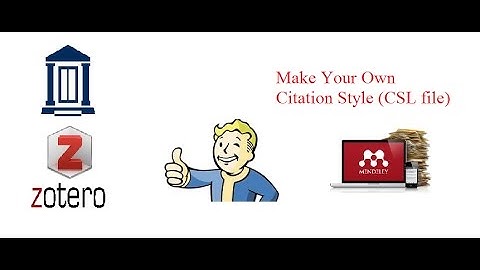 Tutorial 6: Zotero/Mendeley/Papers:: Make your Own Citation Style (editor.citationstyles.org)