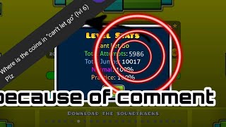 I played that level 6,000 times for subscriber | Geometry dash