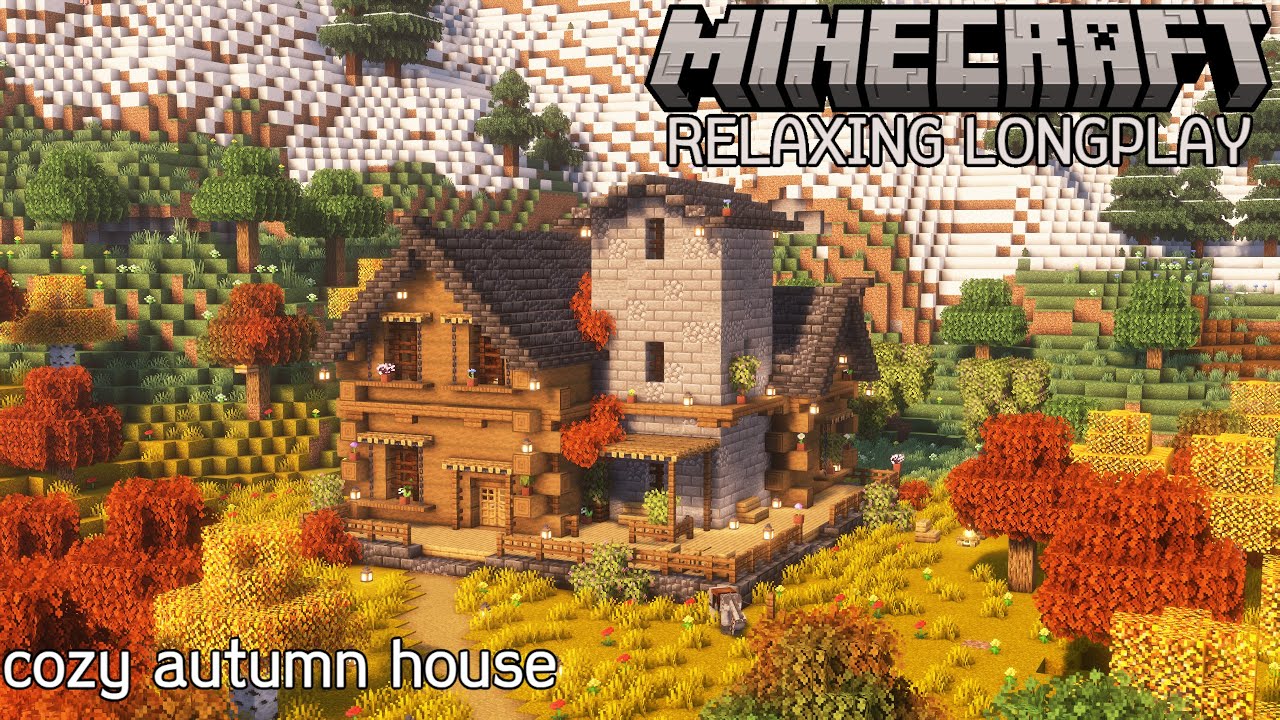Cozy Autumn House - Minecraft Relaxing Longplay (No Commentary) (#13 ...