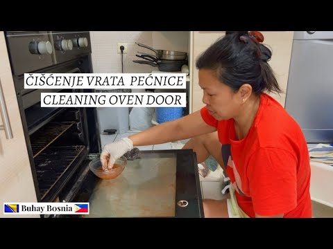 Kako očistiti staklena vrata pećnice | How to Clean a Glass Oven Door | Viral video