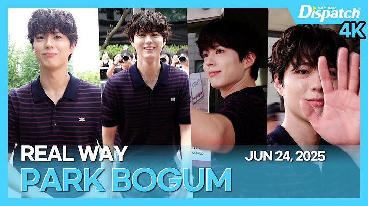 박보검, “완벽한 출근길 애티튜드, 굿보이 그 자체 뽀검💞” l PARK BOGUM, “He's such a perfect man” [현장]