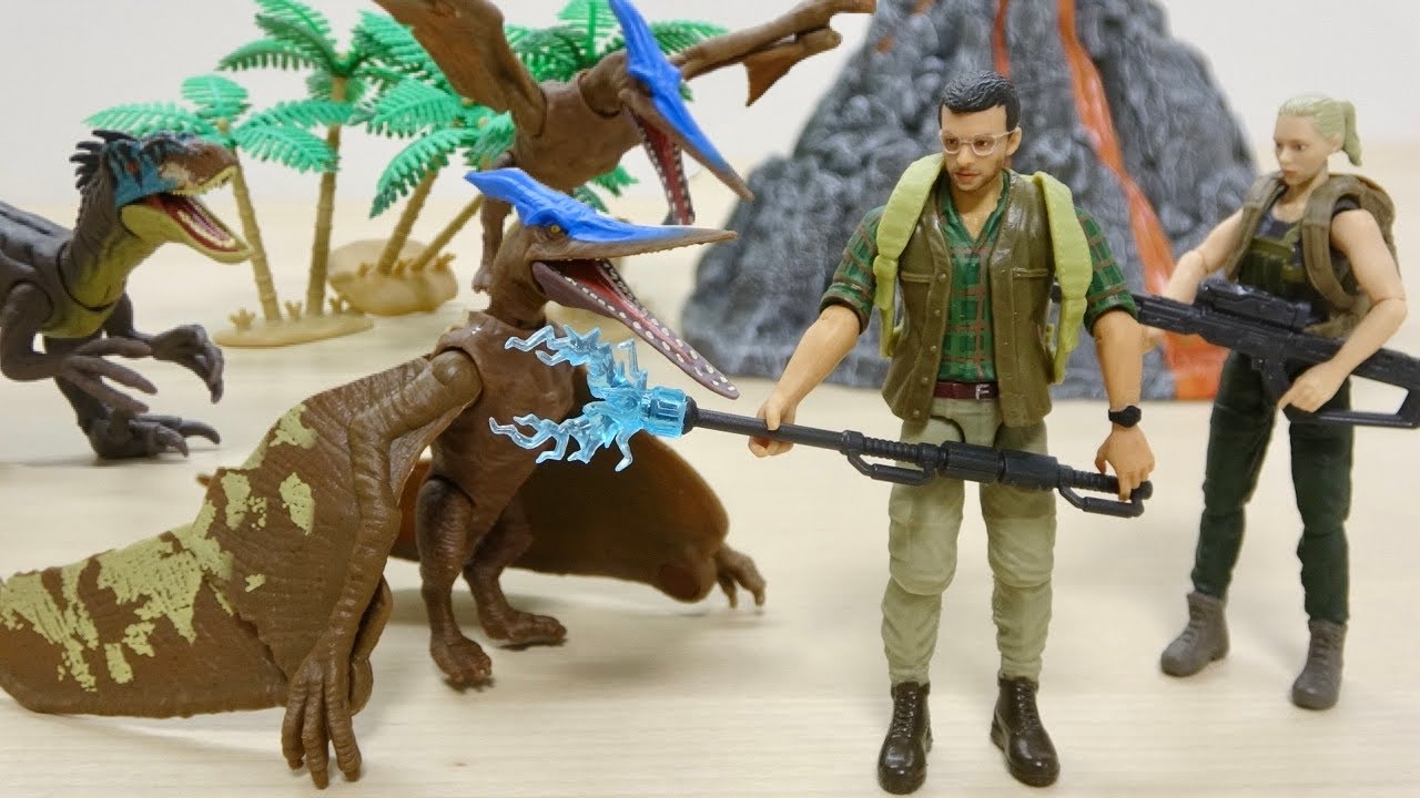 マテル ジュラシック・ワールド】ヘンリー・ルーミス博士&プテラノドン