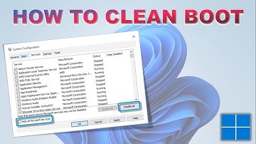How To Clean Boot Windows 11