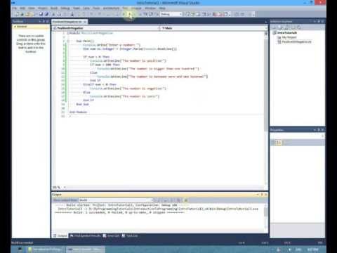 Intro to Programming - Tutorial 3: If statements [VB.NET]