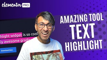 Elementor Text Highlight Free Plugin - Gradient - Amazing Tool - Elementor Wordpress Tutorial