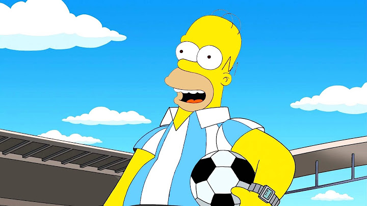 Homero es Reclutado para Jugar el Mundial con Argentina LOS SIMPSON CAPITULOS COMPLETOS