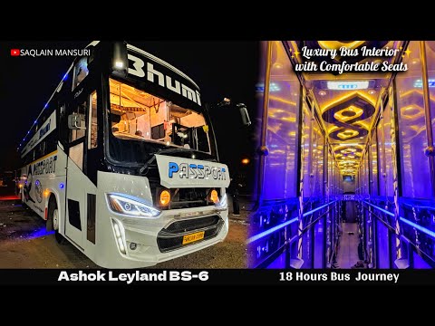 Mumbai To Una-Diu(Gujarat)✨ 1000km Bus Journey🔥 New Bhumi Travels Passport ✈️ Luxury Sleeper Bus