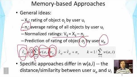 Lecture 41 — Recommender Systems  Collaborative Filtering -- Part 2 | UIUC