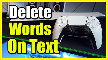 How to Delete Words From Keyboard Auto Text Type on PS5 (Clear Learning Dictionary)