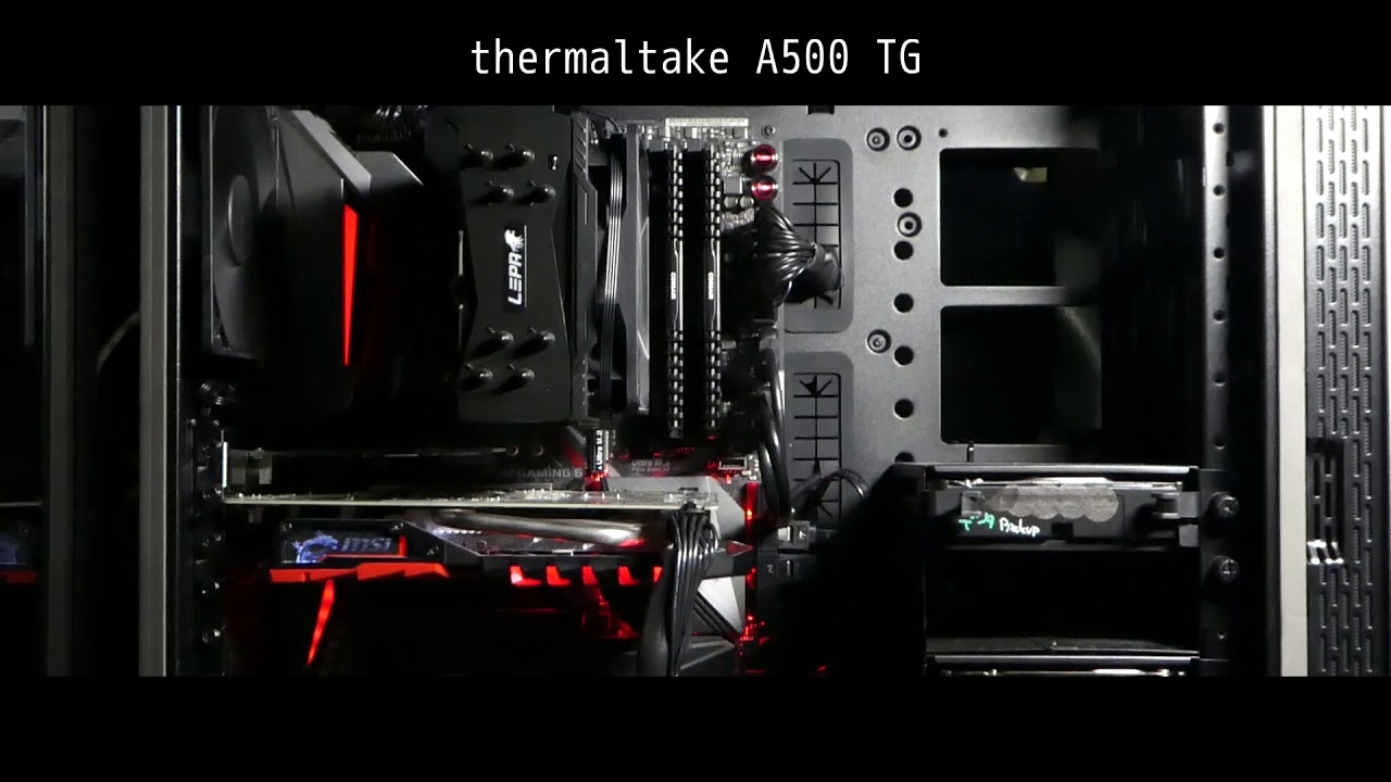 Thermaltake A500 TG レビュー #2 ～換装【自作PC】PCケース – A2-blog