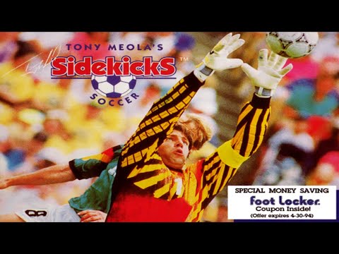 Tony Meolau0027s Sidekicks Soccer GamePlay (SNES)