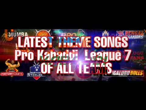 Latest Theme Songs of All Teams  P K L  KBD GURU