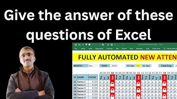 Question from Microsoft Excel@COMPUTEREXCELSOLUTION
