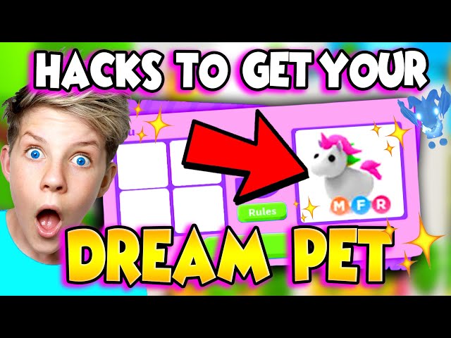 5 HACKS To Get Your DREAM PET For FREE in Roblox Adopt Me! 