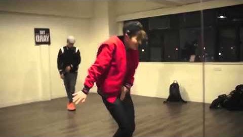 [1080P] 150119 鹿晗练《12金鸭》舞 12 Golden Ducks Dance