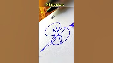 MB signature #signature #fyp#viral comment your name for signature #signature#ideas
