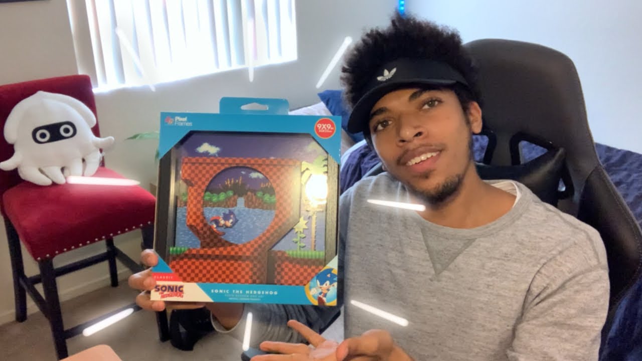 SENZU’s Unboxing: Pixel Frames Sonic the Hedgehog 9x9 inch Shadow Box Art