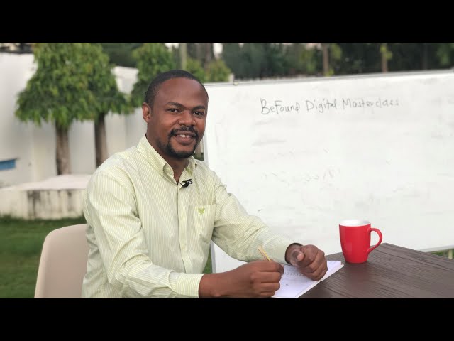 BeFound Digital Masterclass - Gillsant Mlaseko, CEO Swahili Digital, Trainer class=