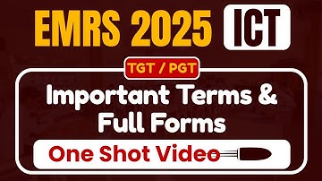 Important Terms and Abbreviations in Computer | ICT for EMRS 2025 | ICT Classes | Computer Camp