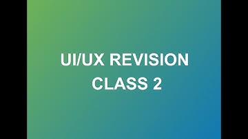 UI/UX Revision Session 2: KodeCamp 1.0 Training Session