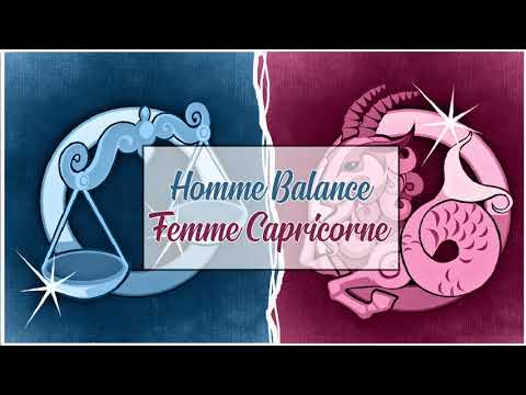 Vidéo: Compatibilité Femme Capricorne Et Homme Balance