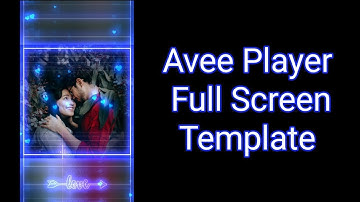 Avee player full screentemplate download link | avee player visualizer | Tech Doubts Tamil