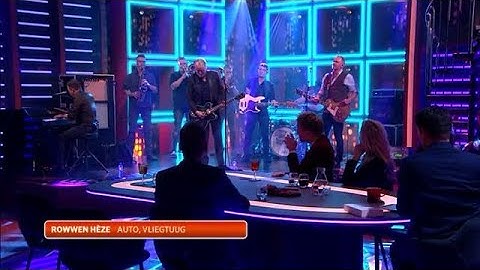 Rowwen Hèze - Auto, Vliegtuug - RTL LATE NIGHT MET TWAN HUYS