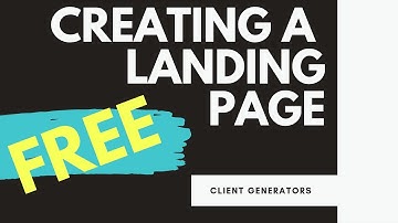 FREE LANDING PAGE TUTORIAL | GOOGLE FORMS