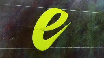 Brush Script Sign Painting d,e,f by John King