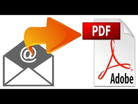 How to Convert Email to PDF  with Google Chrome 2018