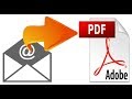 How to Convert Email to PDF  with Google Chrome 2018