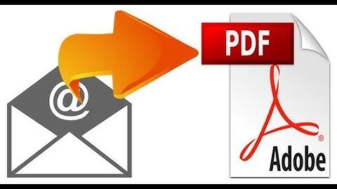 How to Convert Email to PDF  with Google Chrome 2018
