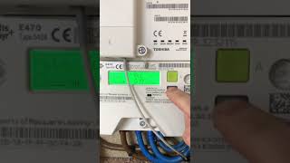 How to read electric smart meter - Landis Gyr  E470 Type 5424 Eon