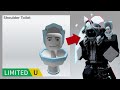 How to get shoulder toilet free roblox item now limited ugc