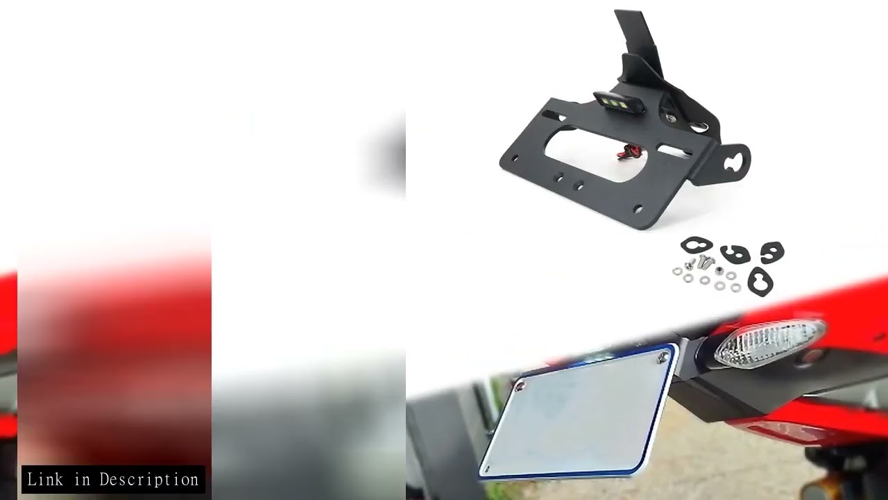 License Plate Holder Fit For Ducati Panigale V2 Panigale V4 V4S V4R Streetfighter V4 Motorcycle Rear