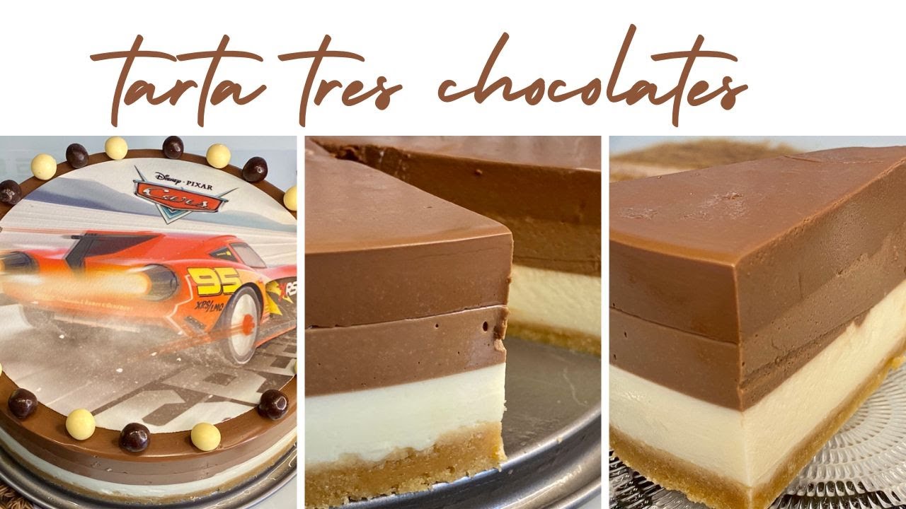 TARTA 🍰 TRES CHOCOLATES 🍫 ESPECIAL CUMPLEAÑOS CON ROBOT MAMBO !! 👩🏻‍🍳😋👏👏👏👏