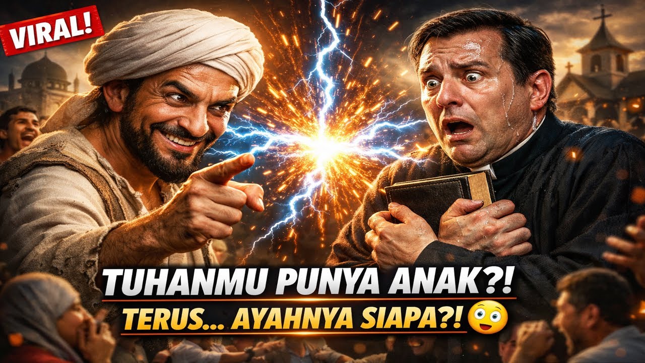 Abu Nawas Tanya “Kalau Tuhanmu Anak, Siapa Ayahnya?” Pendeta Kaget & Jemaat Ribut!