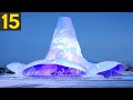 15 AMAZING Ice Sculptures and Structures