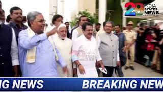 #Karnataka CM Siddaramaiah flagged off a bus carrying Haj pilgrims in Bengaluru