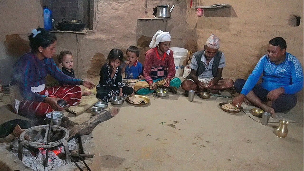 Rain to Flame: Farm-Fresh Delicacy Cooked the Old Village Way!