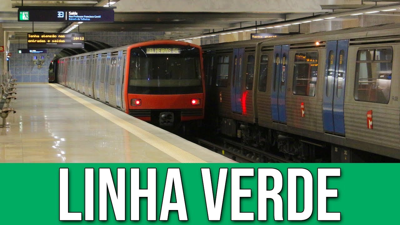 Linha Verde do Metrô de Lisboa/Portugal